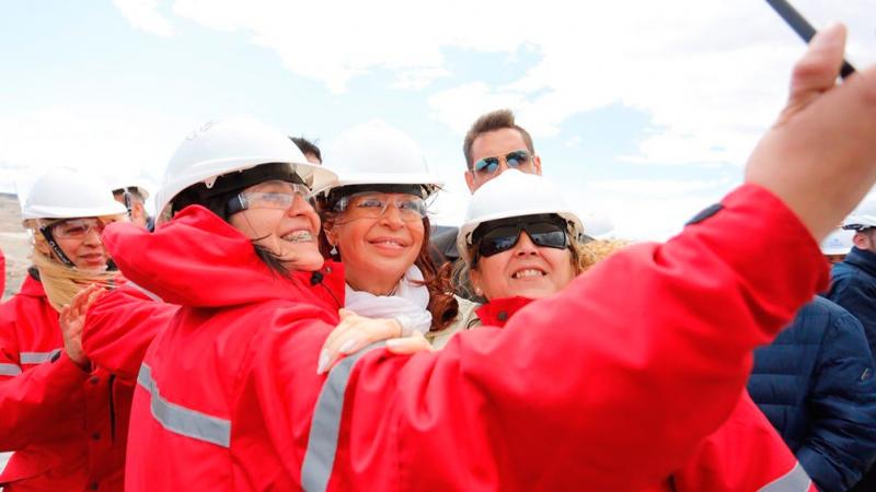 Cristina cargó contra Macri por las represas de Santa Cruz